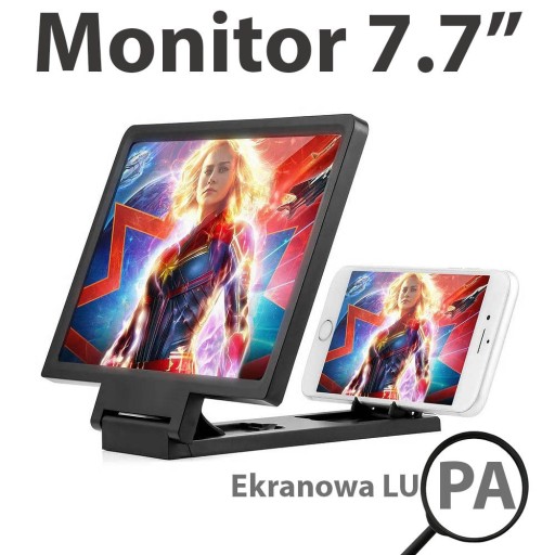 Zdjęcie oferty: Monitor Lupa ekranowa Smartfon Telefon Screen 3D