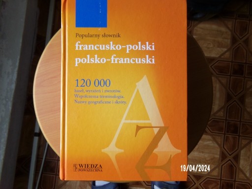 Zdjęcie oferty: Popularny słownik francusko-polski