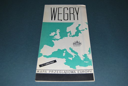 Zdjęcie oferty: Starocia Węgry Mapa Wyd 1966r