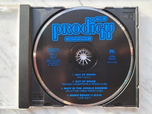 Zdjęcie oferty: PRODIGY - OUT OF SPACE CD-Maxi - Sama płyta