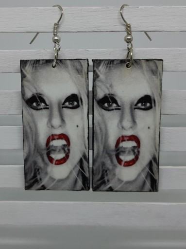 Zdjęcie oferty: Lady Gaga decoupage prostokąty grafika usta muzyka