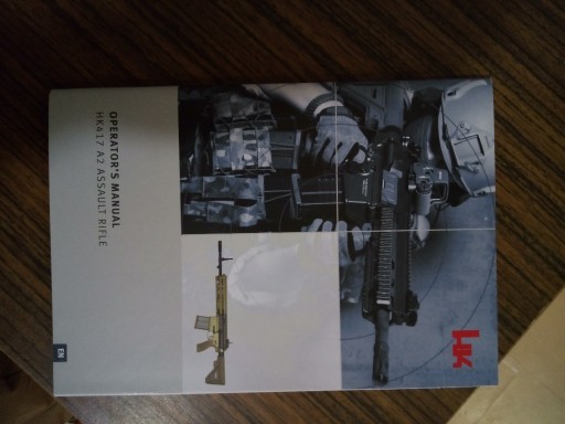 Zdjęcie oferty: operator's manual hk417 a2 Eng