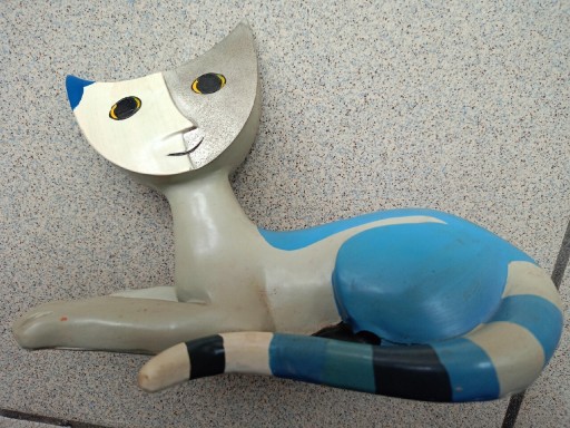 Zdjęcie oferty: Kot leżący Rosine Wachmeister ,duża figurka.