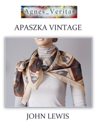 Zdjęcie oferty: John Lewis**Delikatna Apaszka Vintage**Stonowana