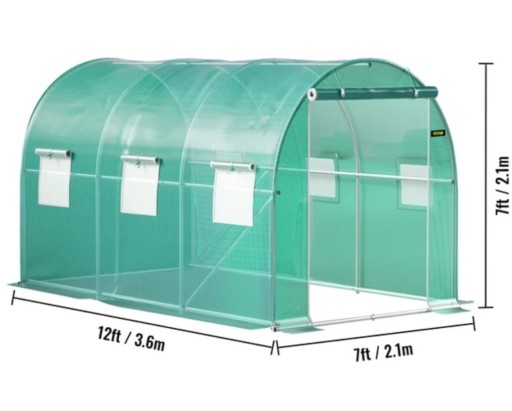 Zdjęcie oferty: Tunel Foliowy Szklarnia Kompletna 3.6X2.1X2.1m