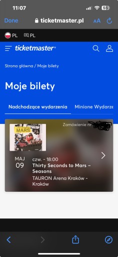 Zdjęcie oferty: 2 bilety na koncert 30 Seconds to Mars 09.05Kraków