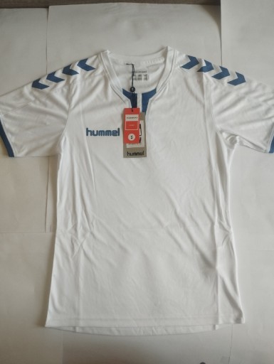 Zdjęcie oferty: Biała koszulka Hummel 140-152cm
