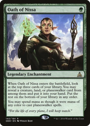 Zdjęcie oferty: Karta MTG Oath of Nissa