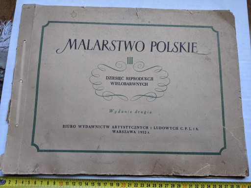 Zdjęcie oferty: Malarstwo Polskie III, 1952 r, brak 2 reprodukcji