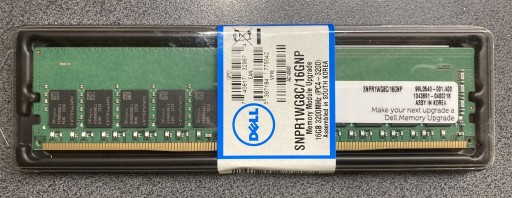 Zdjęcie oferty: Dell Memory Upgrade - 16GB - 1Rx8 DDR4 UDIMM 3200