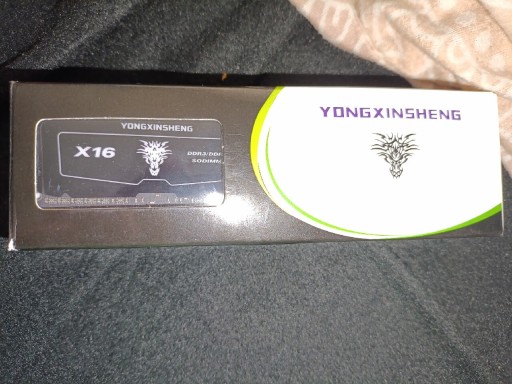 Zdjęcie oferty: Pamięć RAM Yongxisheng DDR3/DDR4 2x8GB 1600MHz SO-DIMM