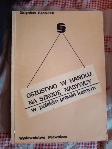 Zdjęcie oferty: Oszustwo w handlu na szkodę nabywcy Szczurek