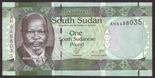 Zdjęcie oferty: SUDAN POŁUDNIOWY 1 Funt Południowo Sudański 2011