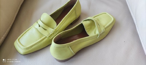 Zdjęcie oferty: Piękne buty Venezia że skóry róż.40 limonka