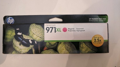 Zdjęcie oferty: Oryginalny tusz czarny HP OfficeJet 971 XL 