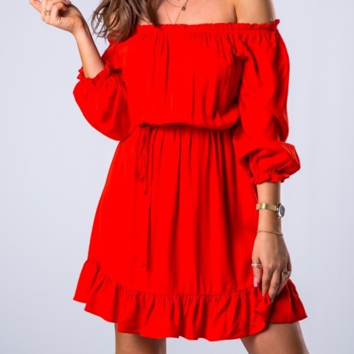 Zdjęcie oferty: Sukienka czerwona Wesele Wieczorowa Hiszpanka