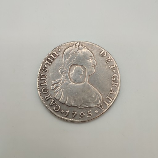 Zdjęcie oferty: Moneta 8 Realów 1795 r Angielska kolonia Rzadkość 