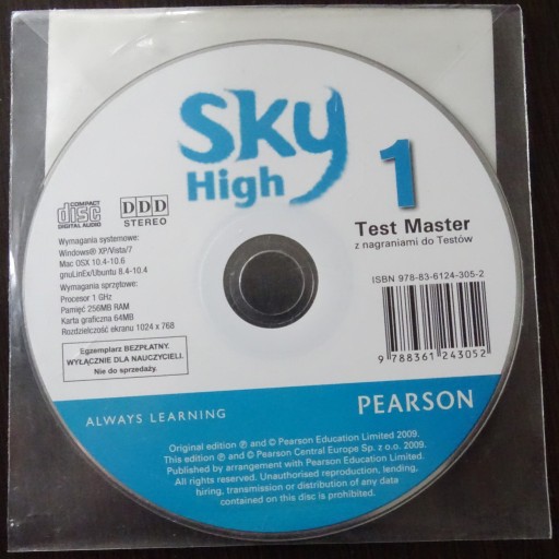 Zdjęcie oferty: Sky High 1 Test Master