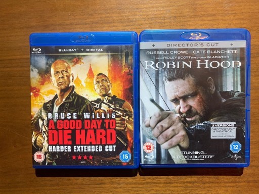 Zdjęcie oferty: Film Die Hard i Robin Hood na Blu-ray
