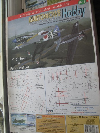 Zdjęcie oferty: KARTONOWE HOBBY 3/2004 Ki-61