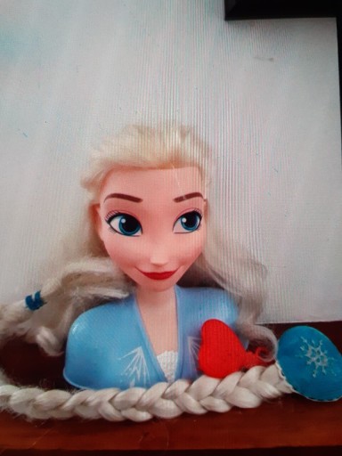 Zdjęcie oferty: Głową Frozen do czesania Disneya 
