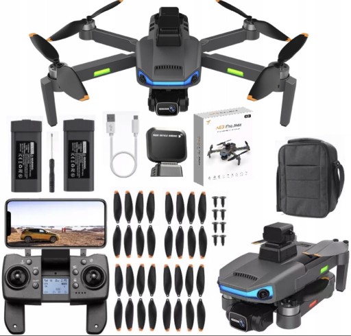 Zdjęcie oferty: Dron z kamerą 8K HD AE3 Pro Max Combo Gimbal 5000m