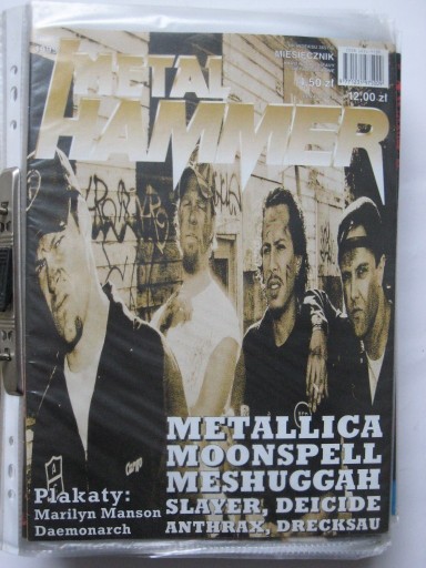 Zdjęcie oferty: Metal Hammer 01/1999 Metallica Meshuggah Moonspell