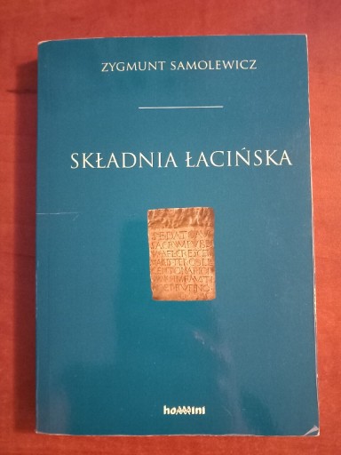 Zdjęcie oferty: Składnia łacińska - Zygmunt Samolewicz