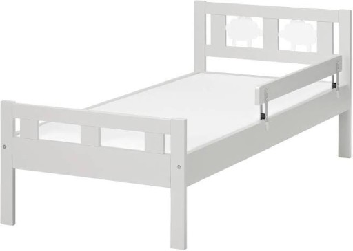 Zdjęcie oferty: Łóżko dziecięce IKEA KRITTER 70x160 cm Białe. Pełen zestaw / stan bdb.