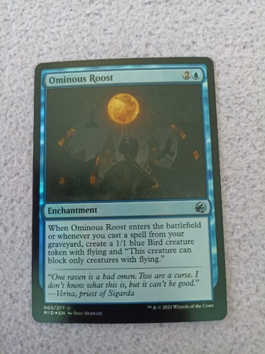 Zdjęcie oferty: Ominous Roost Foil