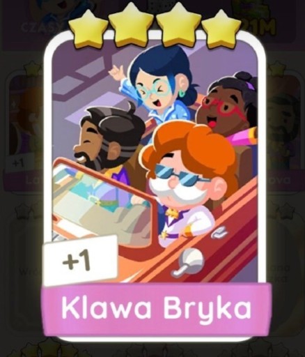 Zdjęcie oferty: Karta klawa bryka MONOPOLY GO