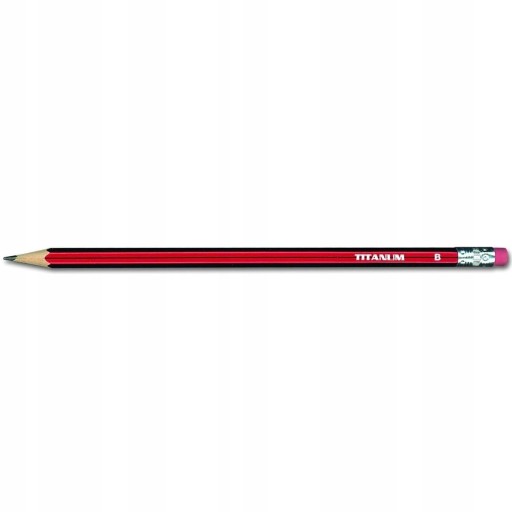 Zdjęcie oferty: Ołówek techniczny Titanum 2B z gumką
