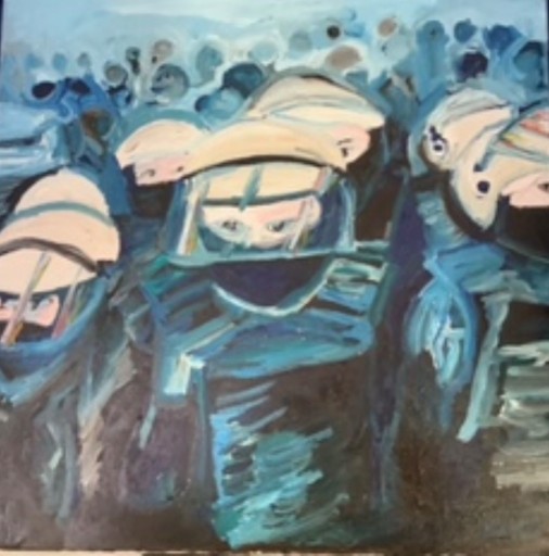 Zdjęcie oferty: Obraz olejny Sławek Stawarczyk „Ojciec dziecka”