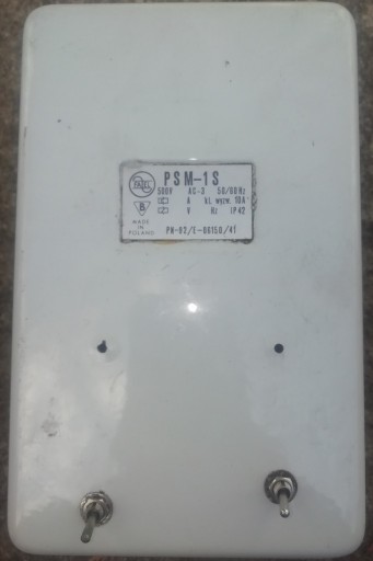 Zdjęcie oferty: Obudowa PSM-1S ze stycznikiem TSM-1 660V 16A