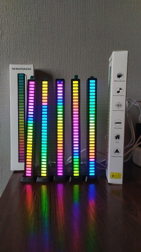 Zdjęcie oferty: RGB listwa świetlna 32LED ster.dźwiękiem,bluetooth