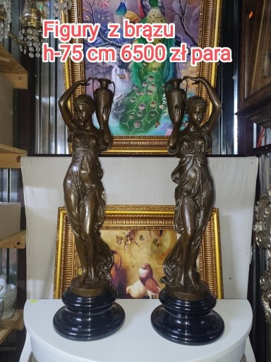 Zdjęcie oferty: Figury z brązu 75 cm