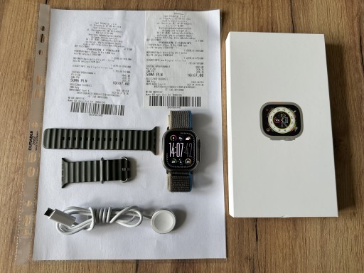 Zdjęcie oferty: Apple Watch Ultra z oryginalnym paskiem. Jak nowy