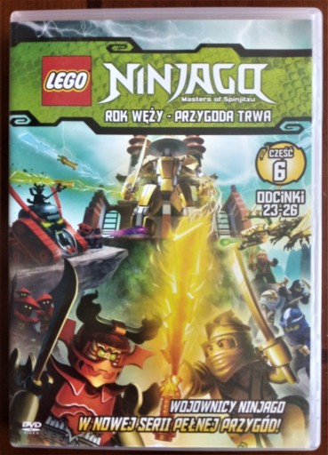 Zdjęcie oferty: Lego Ninjago DVD cz 6 odc 23-26