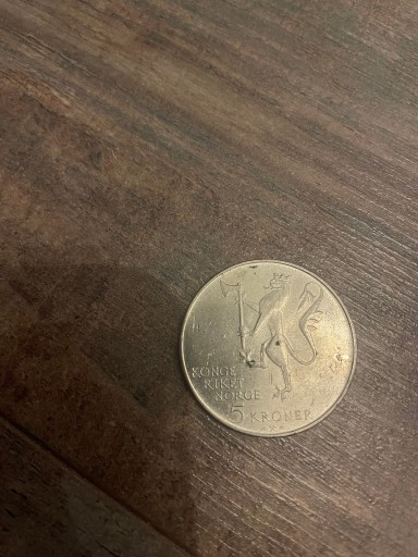 Zdjęcie oferty: 5 koron norweskich 1978 Norwegia moneta