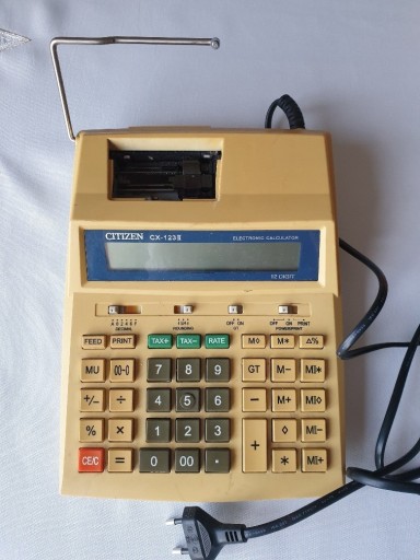 Zdjęcie oferty: Kalkulator CITIZEN CX-123 II