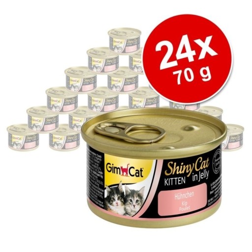 Zdjęcie oferty: Gim Cat mokra karma dla kociąt  kurczak 24 x 70 g