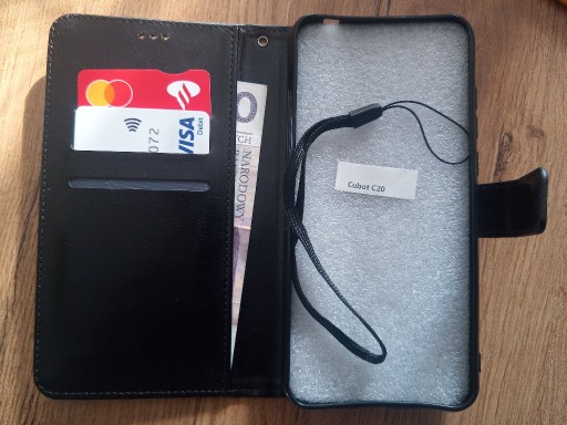 Zdjęcie oferty: Etui Cubot C20 z klapką schowek na karty, portfel