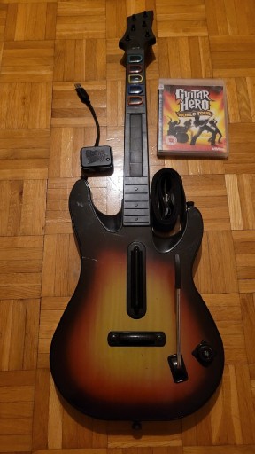 Zdjęcie oferty: Guitar Hero world tour gitara ps3 gra kontroler odbiornik 
