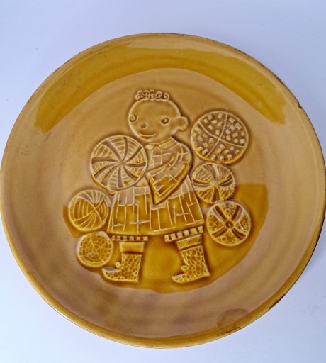 Zdjęcie oferty: Talerz Tułowic porcelit motyw bajkowy PRL Vintage 