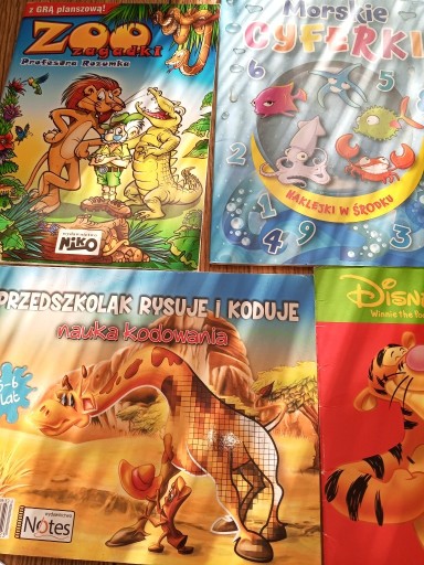 Zdjęcie oferty: Wyprzedaż. Sprzedam tanio 13 książeczek do nauki dla 5-latków.