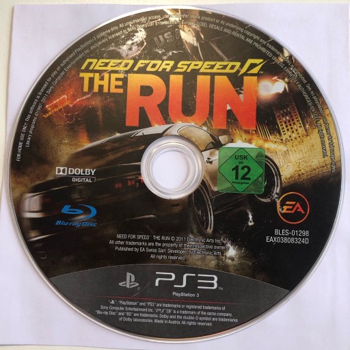 Zdjęcie oferty: Need for Speed Run PS3 po polsku