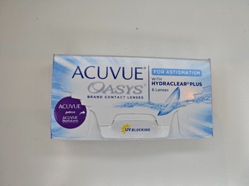 Zdjęcie oferty: Acuvue Oasys for Astigmatism 5 szt. -1.25 -0.75 80