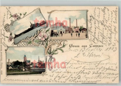 Zdjęcie oferty: CHEŁMŻA Gruss aus Culmsee 1903 super