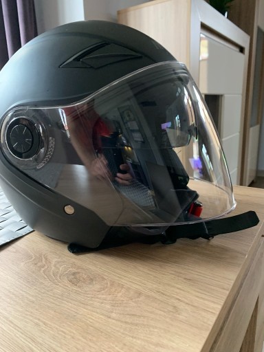 Zdjęcie oferty: Kask otwarty NAXA S21/B Czarny Mat