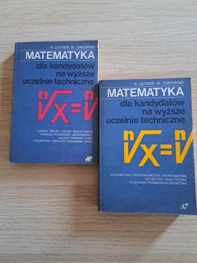 Zdjęcie oferty: Matematyka dla kandydatów Leitner Żakowski